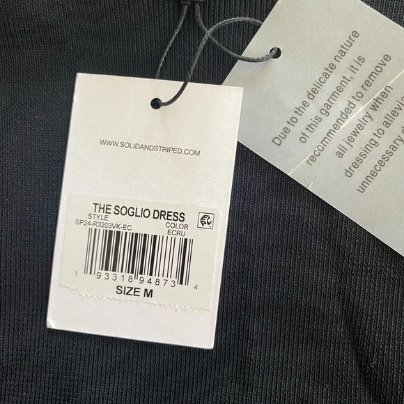 NWT Solid & Striped Soglio Dress Size M - Picture 5 of 14